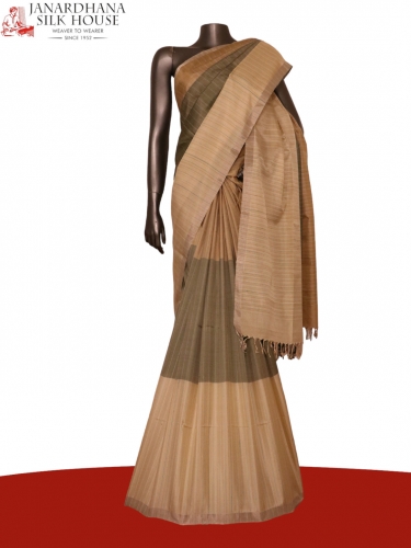 Exclusive Handloom Thread Weave Soft Silk Saree